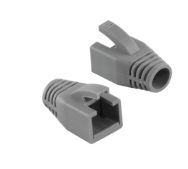 LogiLink MP0035 Lot de 50 cache-connecteurs RJ45 Gris