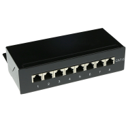 ACT Boîtier réseau en saillie 8 ports blindés 173x44mm