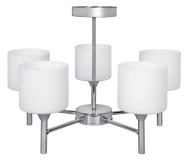 Activejet MIRA plafonnier chrome 5xE27 pour salon