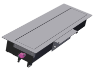 Bachmann Cadre supérieur - 162 mm - 523 mm - 110 mm - Noir - Gris - Aluminium