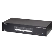 Contrôleur KVM ATEN 4 ports USB True 4K DisplayPort - Contrôle serveur haute définition