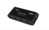 LogiLink Hub USB 3.0 4 ports 5 Gbit/s Noir