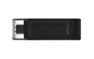 Kingston DataTraveler 70 128GB USB-C 3.2 Gen 1 Svart USB-minne