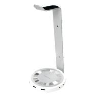 LogiLink UA0304 Support pour casque en aluminium Blanc