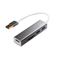 Lecteur/concentrateur de carte USB-A LogiLink UA0306 5Gbps 0,15m