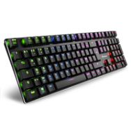 Clavier Sharkoon PureWriter RGB Rouge FR