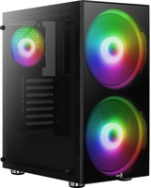 Minitour AeroCool Python, verre trempé, compatible ATX