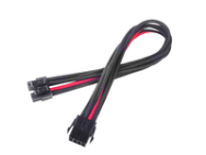 Câble coudé SilverStone PP07-EPS8BR EPS12V 8 broches 0,3 m