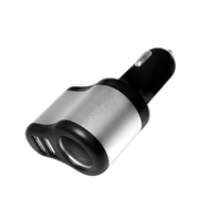 LogiLink 3in1 Chargeur universel 2xUSB 1xCigarette 5V Noir