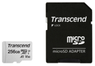 Transcend microSDXC 300S 256GB 95MB/s U3 avec adaptateur