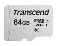Carte mémoire Transcend microSDXC 300S 64 Go 95 Mo/s