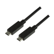 LogiLink CU0128 Câble USB-C 3.2 Gen 2 de 0,5 m Transfert de données rapide à 10 Gbit/s