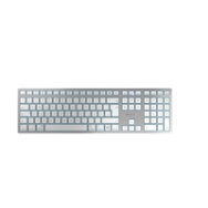 Cherry KW 9100 SLIM POUR MAC - USB + Bluetooth - QWERTZ - Argent