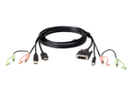 ATEN 2L-7D02DHX2 - Câble vidéo / USB / audio