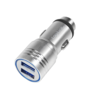 LogiLink Chargeur de voiture USB Marteau d'urgence 10,5 W 5 V Argent