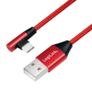 Câble LogiLink CU0145 0,3 m USB-A vers USB-C 2.0