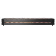 Kit d'accessoires d'aileron Dominator Titanium Noir