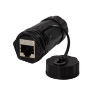 LogiLink NP0084 Connecteur RJ-45 Noir Cat6a STP