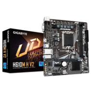 Gigabyte MB GBT Intel 1700 H610M H V2 - Intel Socket 1700 (Core i) - Micro/Mini/Flex-ATX