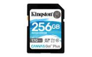 Kingston Canvas Go! Plus 256GB SD UHS-I V30 Snabbt Minneskort