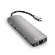 Adaptateur USB Type-C HDMI RJ45 Sharkoon