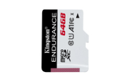 Kingston High Endurance 64GB MicroSD UHS-I Tåligt Minneskort