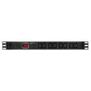 LogiLink PDU8A02 Basic 1U 8 prises AC Connexion C13