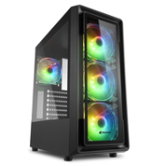 Sharkoon TK4 RGB - Mini tour ATX 3.5" - Ventilateur