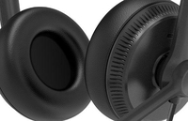 Coussinet d'oreille en cuir Yealink UH34/YHS34 (lot de 1)
