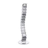 LogiLink KAB0065 Chemin de câbles de bureau Argent