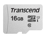 Carte mémoire Transcend microSDHC 300S 16 Go 95 Mo/s