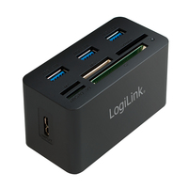 Lecteur/concentrateur de carte LogiLink CR0042 USB 3.2 Gen 1 1 m