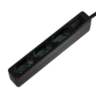 LogiLink LPS229B 1,5 m 3 prises AC intérieur type C IP20