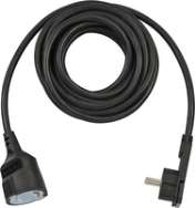 Brennenstuhl H05VV-F3G1,5 Rallonge 5m 1 prise IP20 noir