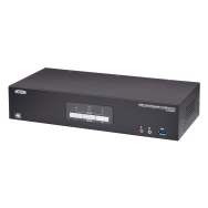Commutateur KVM ATEN 2 ports USB True 4K DisplayPort - Commutateur double écran