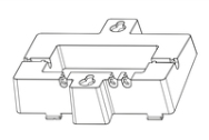 Kit de fixation murale Grandstream pour la série GRP2600