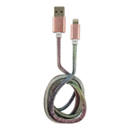 Câble Lightning : câble USB vers Lightning de 1 m, Disco Glitter