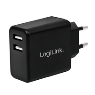 LogiLink PA0210 Adaptateur secteur intérieur 5 V 2,4 A Noir