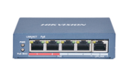 Commutateur Hikvision PoE 4 ports L2 non géré DS-3E0105P-E