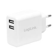 LogiLink PA0210W Adaptateur secteur intérieur 5 V 2,4 A Blanc