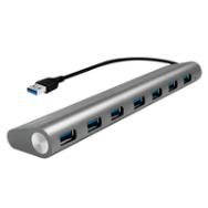 LogiLink UA0308 Hub USB 3.2 Gen 1 à 4 ports en aluminium