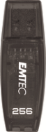 EMTEC 256 Go - 256 Go - USB Type-A - 3.2 Gen 1 (3.1 Gen 1) - 100 Mo/s - Capuchon - Noir