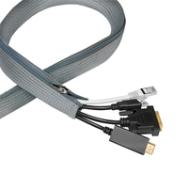 LogiLink KAB0073 Gaine de câble 50mm 1000m Gris