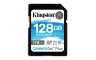 Kingston Canvas Go! Plus 128GB SD UHS-I V30 Snabbt Minneskort