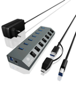 ICY BOX Hub USB 3.0 IB-HUB1701-C3