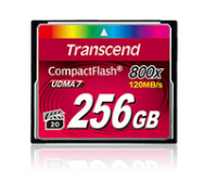Carte mémoire Transcend CompactFlash 800x 256GB 120MB/s