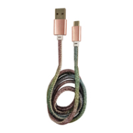 LC-C-USB-MICRO-1M-4 : Câble USB-A vers micro-USB 1 m, multicolore