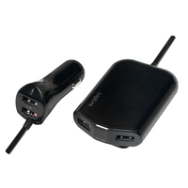 LogiLink PA0149 Adaptateur allume-cigare voiture 5V 1,8m Noir