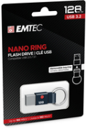 EMTEC ECMMD128GT103 - 128 Go - USB Type-A - 3.0 - 180 Mo/s - Sans capuchon - Noir