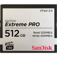 Carte SanDisk Extreme Pro 512 Go CFast 2.0